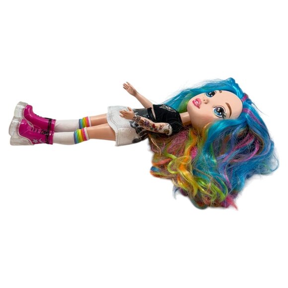 Rainbow High Doll Rainbow Surprise Dream 15 inch Multicolor Hair Tattoos Shoes - Picture 7 of 16